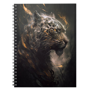 Tijgerportret Dierlijke Natuur Wildlife Schilderij Notitieboek