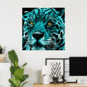 Tijgerposter Poster (Thuiskantoor)