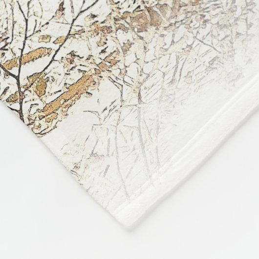 Tijgers 2A Fleece Deken (Hoek)