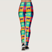 Tijgers in de pop-stijl leggings (Achterkant)