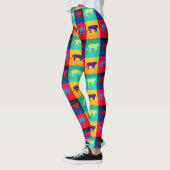 Tijgers in de pop-stijl leggings (Links)
