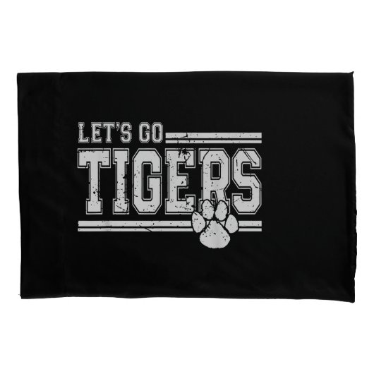  Tijgers School Sportnaam Retro Kussensloop (Voorkant)