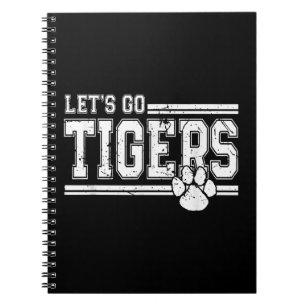 Tijgers School Sportnaam Retro Notitieboek