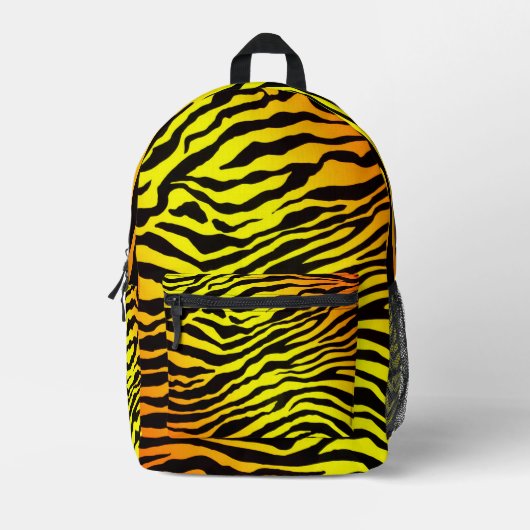 tijgerstapes bedrukte rugzak (Voorkant)