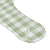 Tijgerstof Salie en Witte Gingham Snijplank (Hoek)