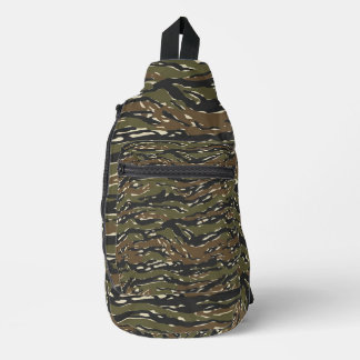 Tijgerstreep Camouflagepatroon Sling Bag