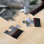 Tijgerstreep Kat puzzel (Zijkant)