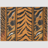 Tijgerstrepen Dierenprint Decoupage Tissuepapier (Voorkant)