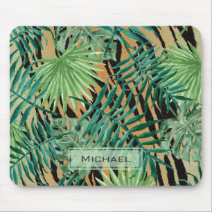 Tijgerstrepen Jungle Camouflage Persoonlijk Muismat