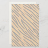 tijgerstripe patroonpatroon briefpapier (Voorkant / Achterkant)