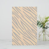 tijgerstripe patroonpatroon briefpapier (Staand voorkant)