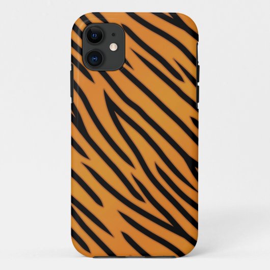 tijgerstripe patroonpatroon Case-Mate iPhone case (Achterkant)