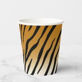 Tijgerstripes — Exotic Animal Print Papieren Bekers (Voorkant)