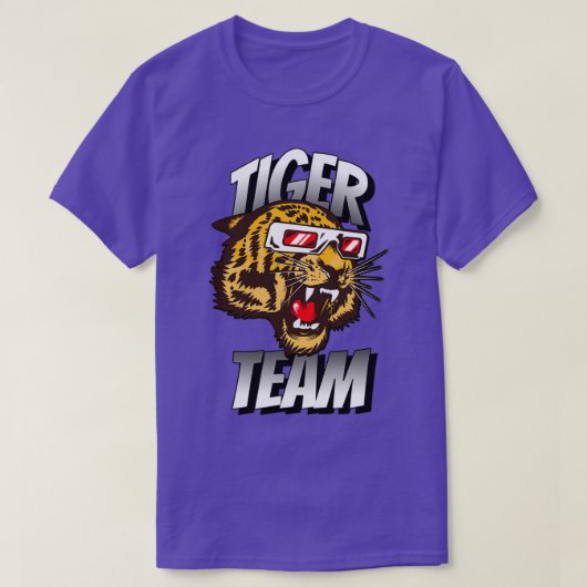 Tijgerteam T-shirt (Design voorkant)
