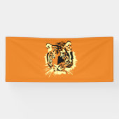 Tijgertijger Spandoek (Horizontaal)