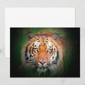 Tijgeruitnodiging Kaart (Voorkant / Achterkant)