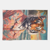 Tijgervakantie Theedoek (Horizontaal)