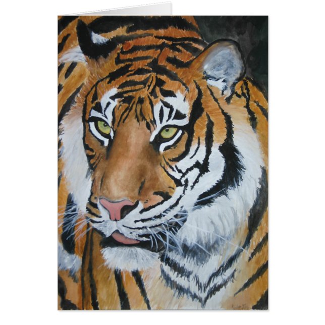 TijgerWaterverf (Voorkant)