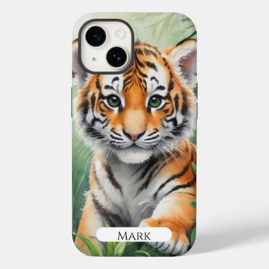Tijgerwelp in bossen Case-Mate iPhone case (Achterkant)