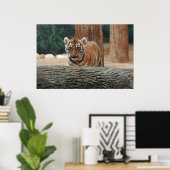 Tijgerwelp Poster (Thuiskantoor)