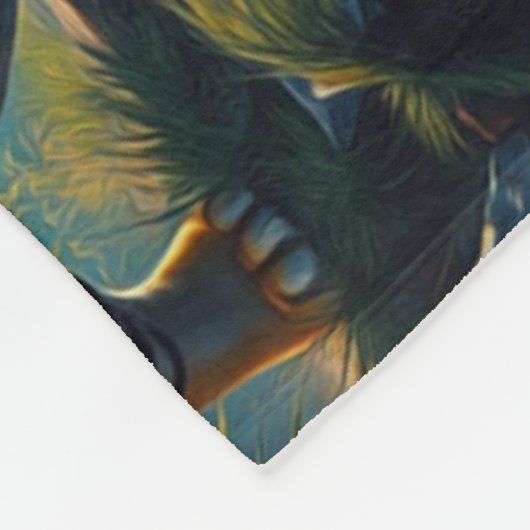 Tijgerwelpen in magisch Oerwoud Fleece Deken (Hoek)