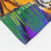 tijgerwortel fleece deken (Hoek)