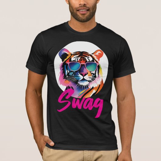 tijgerzwaai t-shirt (Voorkant)