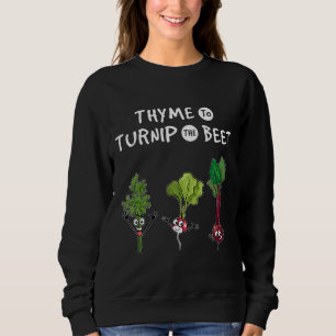 Tijm Om De Bij Koolraap Tuinier Veganist Trui