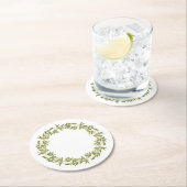 TIJMKRANS rond papieren Onderzetters (Insitu)