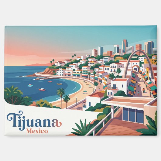 Tijuana Mexico Magneet (Voorkant)
