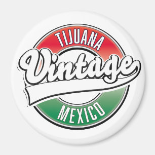 Tijuana Mexico vintage logo. Magneet