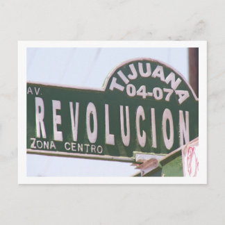 Tijuana Street Sign Briefkaart