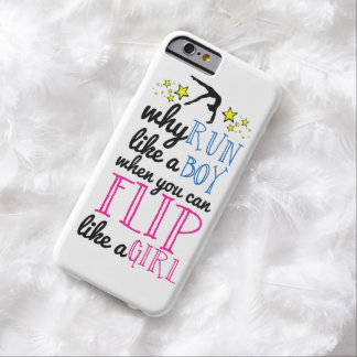 Tik als een 'Girl Empowerment'-gymnastiek Barely There iPhone 6 Hoesje