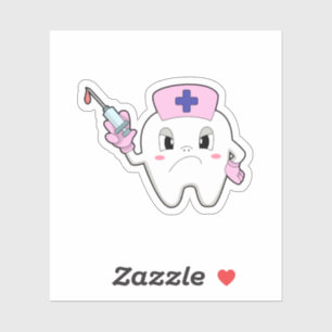 Tik als zuster met spuit.PNG Sticker