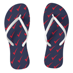 Tik Controle Symbool Patroon Flip Flops