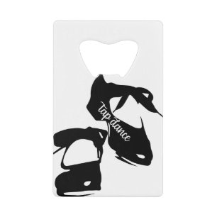 Tik Dance schoenen tapdanser Kredietkaart Flessenopener
