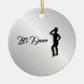 Tik Dancer Let's Dance Keramisch Ornament (Voorkant)