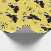 Tik Dancers Tap Shoes Patterned Cadeaupapier (Hoek)