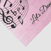 Tik dans roze tissuepapier (Detail)