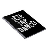 Tik dansen zodat u op het witte tint tikt notitieboek (Rechterzijde)