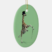 Tik dansende Giraffe Keramisch Ornament (Rechts)