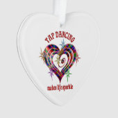 Tik dansende spaarkjes ornament (voorkant)