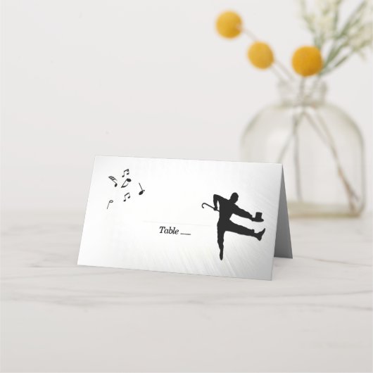 Tik dansers plaatsen kaarten (Voorkant)