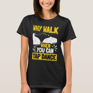 Tik dansstang om te dansen waarom loopt wanneer u t-shirt