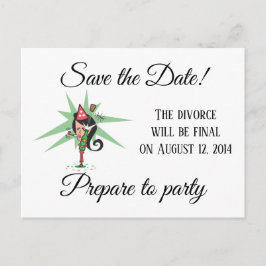 Tik de Kurk Opslaan Scheidingsdatum Aankondigingskaart