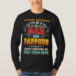 Tik genoeg om een vader en een luie gek te worden. t-shirt