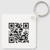 TIK GEWOON | QR Code Visitekaartje GEEN PAPIER Sleutelhanger (Achterkant)