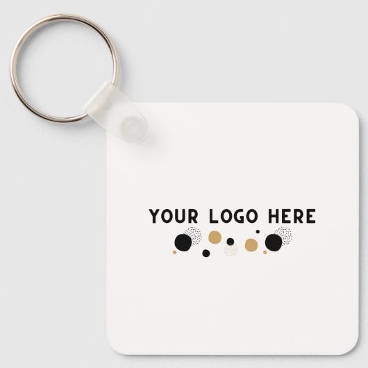 TIK GEWOON | QR Code Visitekaartje MODERN EENVOUDI Sleutelhanger (Voorkant)