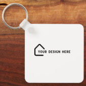 TIK GEWOON | QR Code Visitekaartje REALTOR AGENT Sleutelhanger (Voorkant)