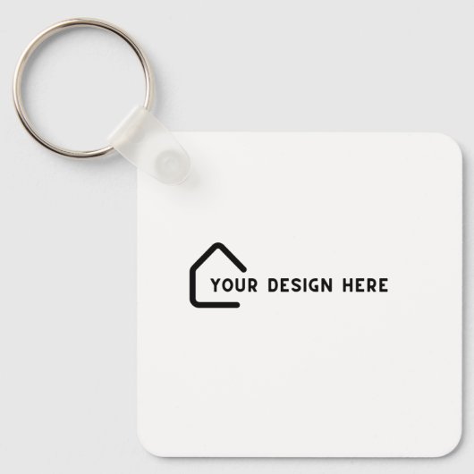 TIK HIER | QR Code Zakelijke kaart Makelaar Sleutelhanger (Voorkant)